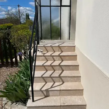 terrasse carrelage Le Mans-1